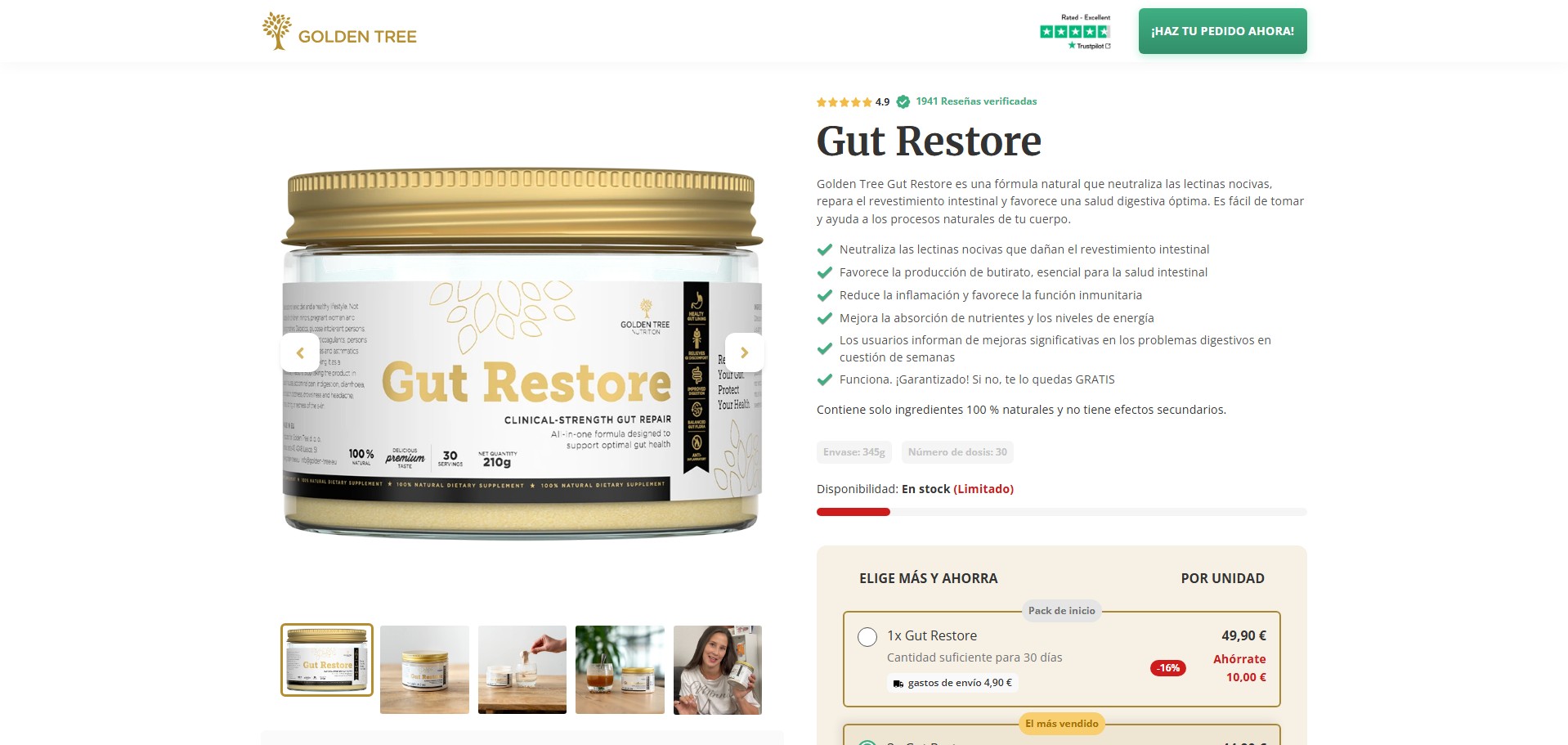 Golden Tree Gut Restore