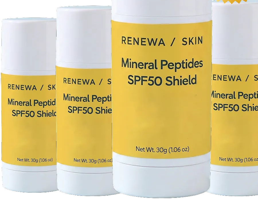 RenewaSkin Mineral Peptides SPF50 Shield Producto
